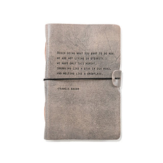 ***Artisan Leather Journal - Francis Bacon - 5.75 x 8.75 Grey
