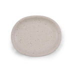 ***Large Oval Speckled Ceramic Platter