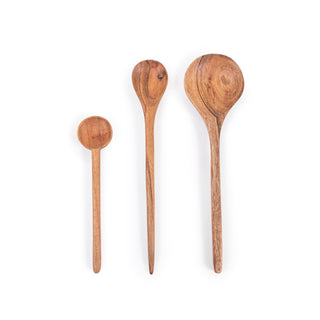 Acacia Wood Serving Spoon 11.25" x 3"
