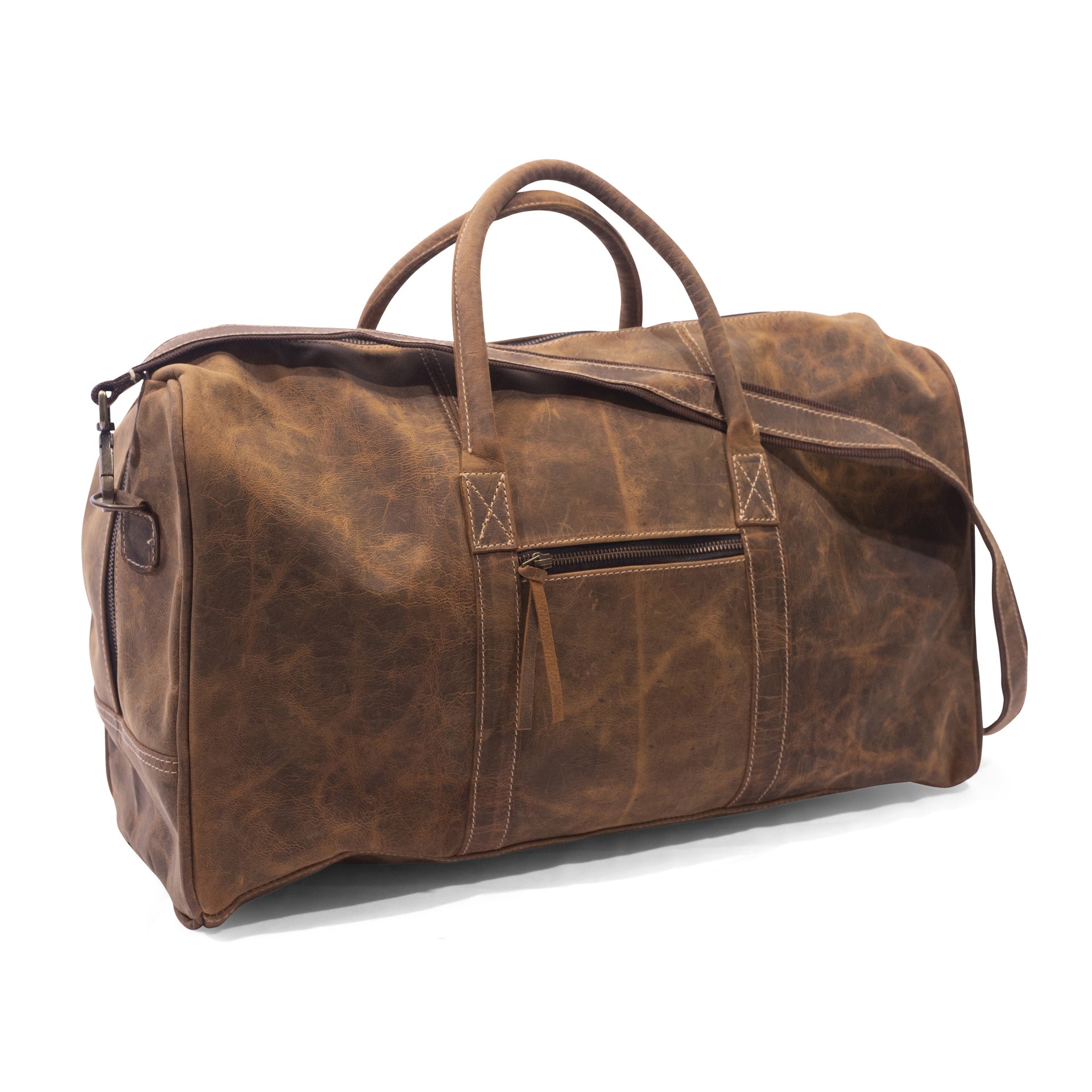 Leather Duffle Bag 20