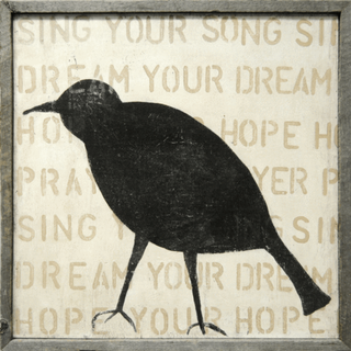 Bird Silhouette (Crow) - Art Print