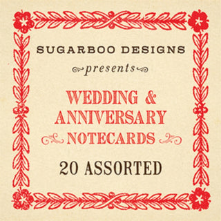 ***Anniversary Notecards - Assorted Set of 20