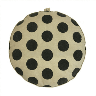 ***Polka Dots and Stripes Floor Pouf