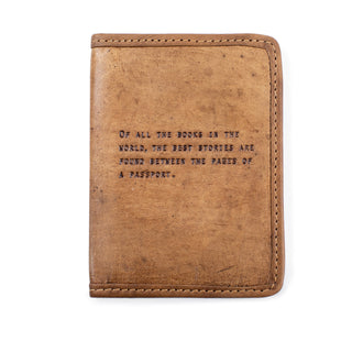 ***Of All the Books in the World Passport Cover -  4"x6"