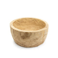 ***Deep Round Wooden Bowl