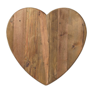 Large Recycled Pine Heart Shaped Tray / Wall Piece 24"