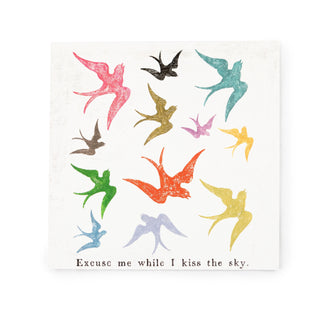 12"x12" Excuse Me While I Kiss The Sky Art Poster