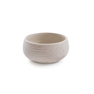 Ribbed Ceramic Speckled Dip Bowl - 3.5