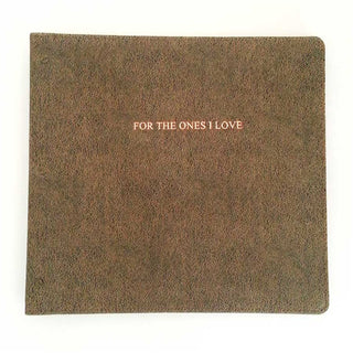 Accessories - Heirloom Leather Photo Album "For the Ones I Love"