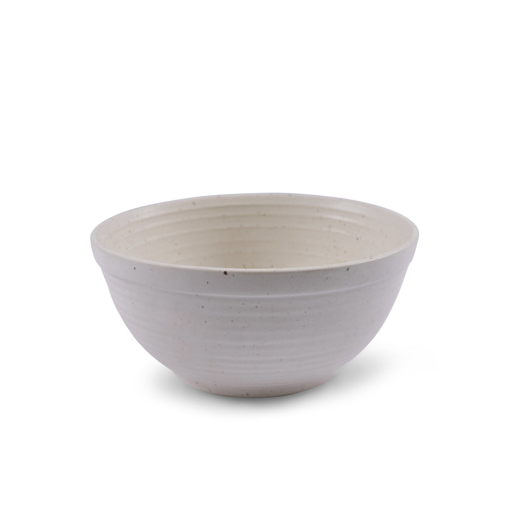 ***Deep Salad Speckled Ceramic Bowl - 11.5"x5" 11.5"x5"