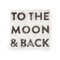 To The Moon & Back Art Poster - 8x8