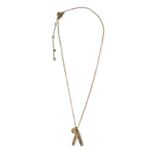 Love You Forever Necklace - Brass 16"