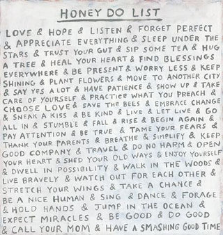 Honey Do List - Art Print - (Top Panel)