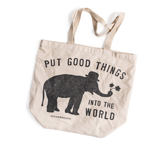 Sugarboo & Co Logo - Put Good Things into the World Promo Tote