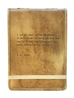 Large E.B. White Leather Journal - 7" x 9.75