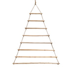 Hanging Wood & Jute Tree Display