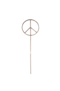 Metal Peace Sign Garden Stake
