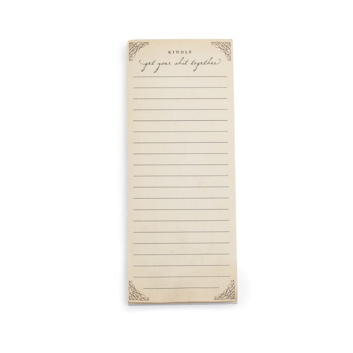 Kindly Get Your Sh** Together Skinny Notepad