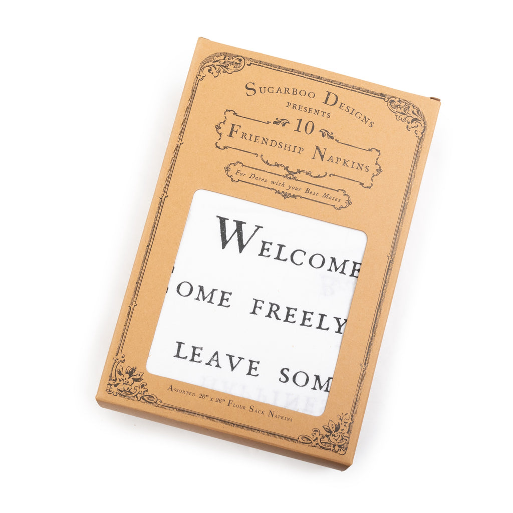 Friendship Cotton Napkins / Dishtowels - Set of 10