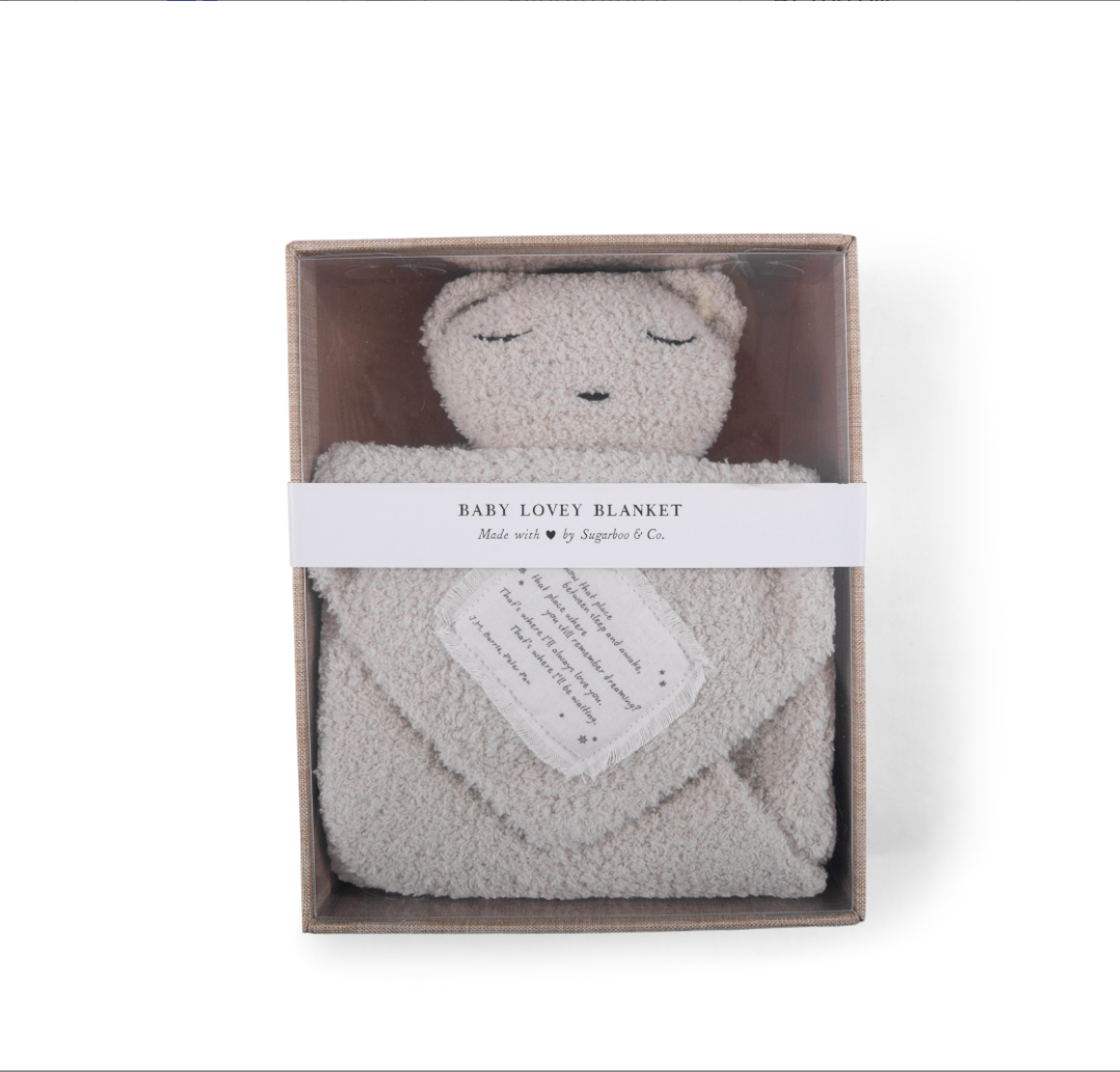 You Know That Place Bear Baby Lovey Blanket