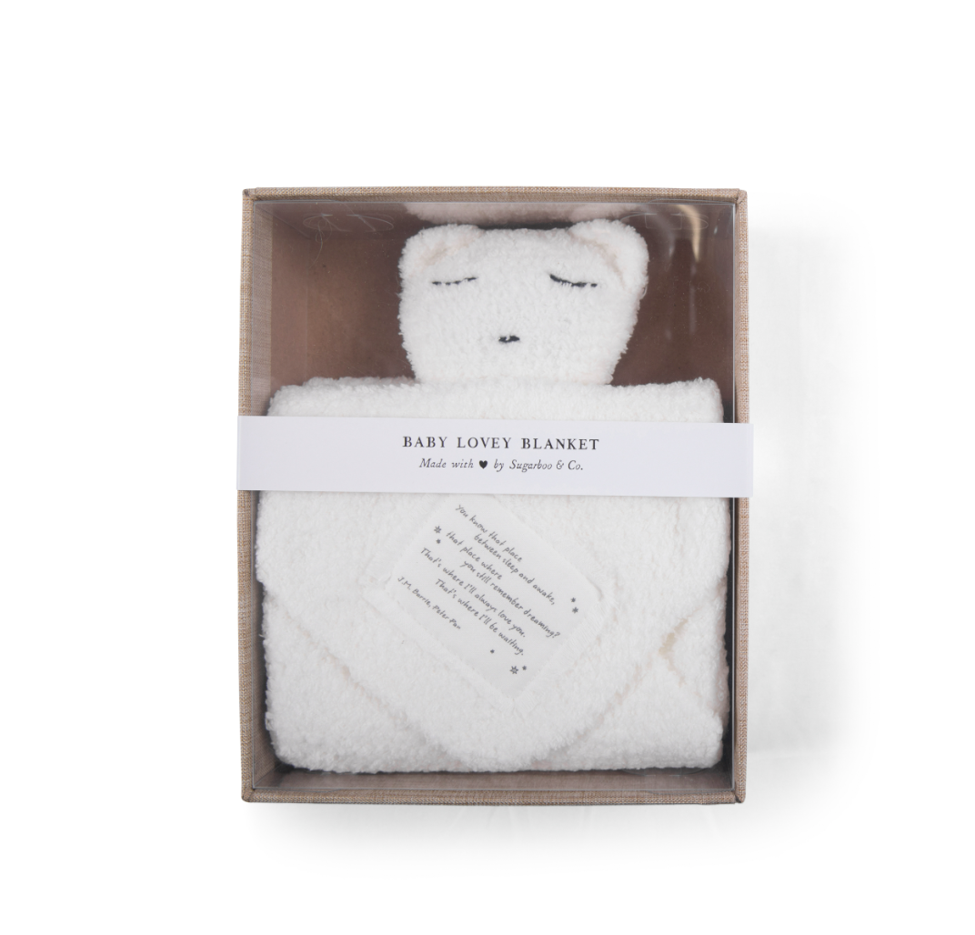 You Know That Place Bear Baby Lovey Blanket
