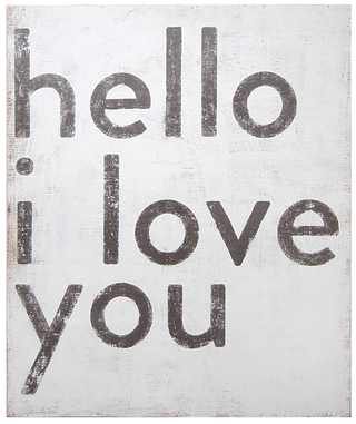 Hello I Love You - Art Print