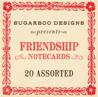 Friendship Notecards - Assorted Set of 20