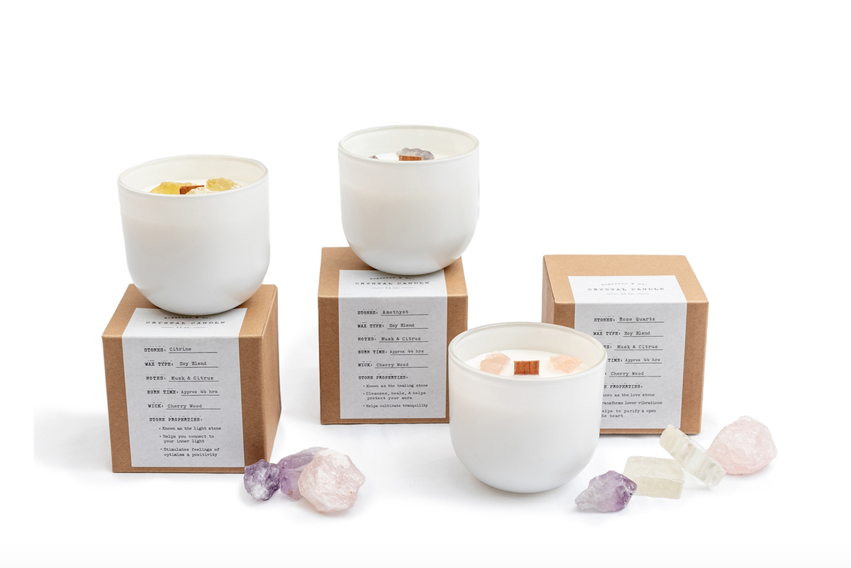 ***Crystal Candle Collection - Assorted Set of 12