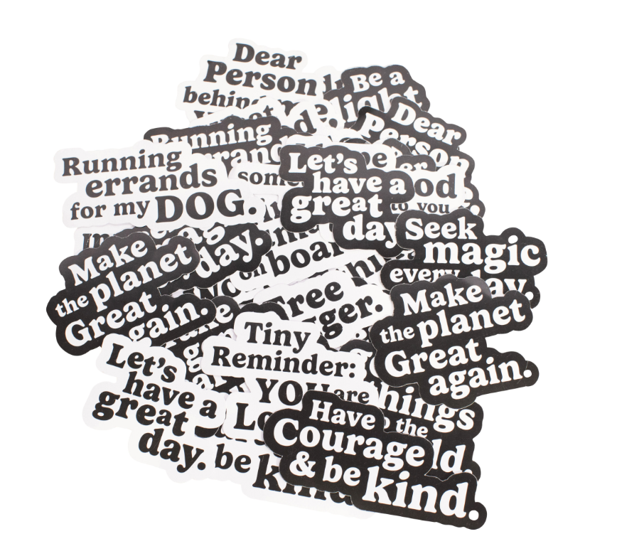 Vinyl Stickers - Assorted Set of 100
