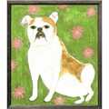 Gorgeous Girl Art Print - Grey Wood