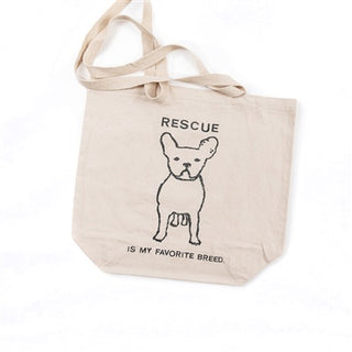 Rescue is My Favorite Breed Canvas Tote - Set of 3