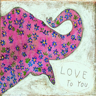 Pink Elephant - Art Print