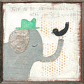 In the World With You Art Print - Grey Wood