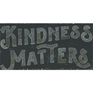 Kindness Matters Gallery Wrap Art Print Panels 46" x 23"