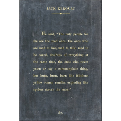 Jack Kerouac Art Print - Gallery Wrap