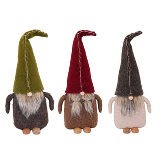 Felt Tabletop Gnomes - Assorted Set of 6