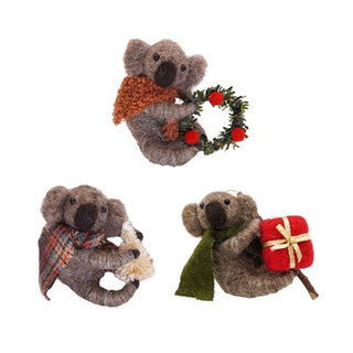 ***Felt Koala Ornaments - Assorted Set of 6