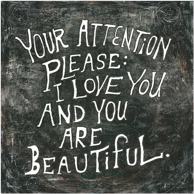 Your Attention Please Art Print - Gallery Wrap
