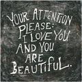 Your Attention Please Art Print - Gallery Wrap