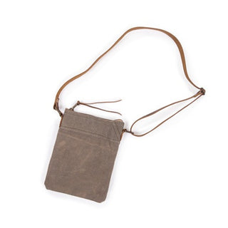 Washed Canvas Cross Body Bag