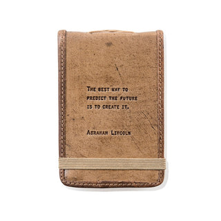Mini Abraham Lincoln Leather Journal - 4x6
