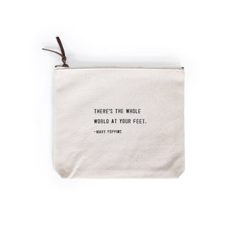 There's The Whole World (Mary Poppins) Canvas Zip Bag