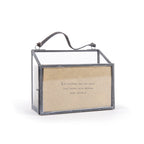 Gathered Thoughts Zinc Frame Horizontal Holder