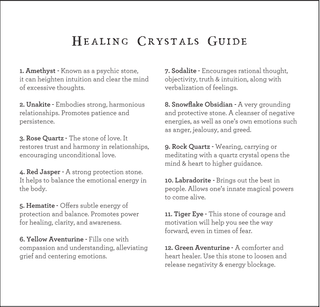 Healing Crystals Box Set