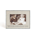 The Free Soul Is Rare Zinc Linen Frame 8.5x7.5