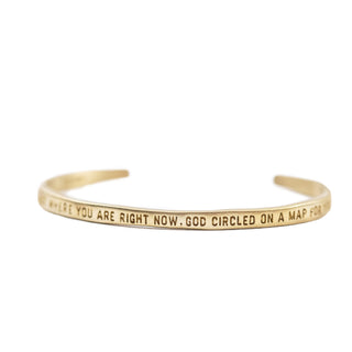 ***Brass Cuff - Place Where You Are