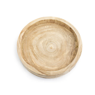 ***Small Round Wooden Tray