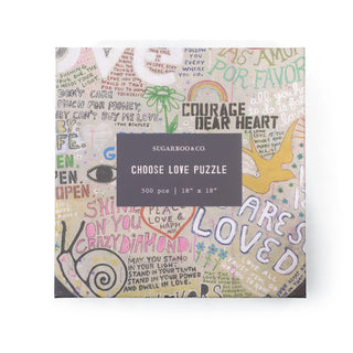 Choose Love Puzzle (500pcs) 18" x 18"