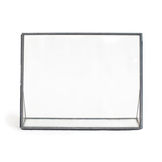 10"x8" Horizontal Zinc Finish Standing Picture Frame