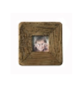 ***Small Recycled Pine Wood Photo Frame 6.3x0.8x6.3"
